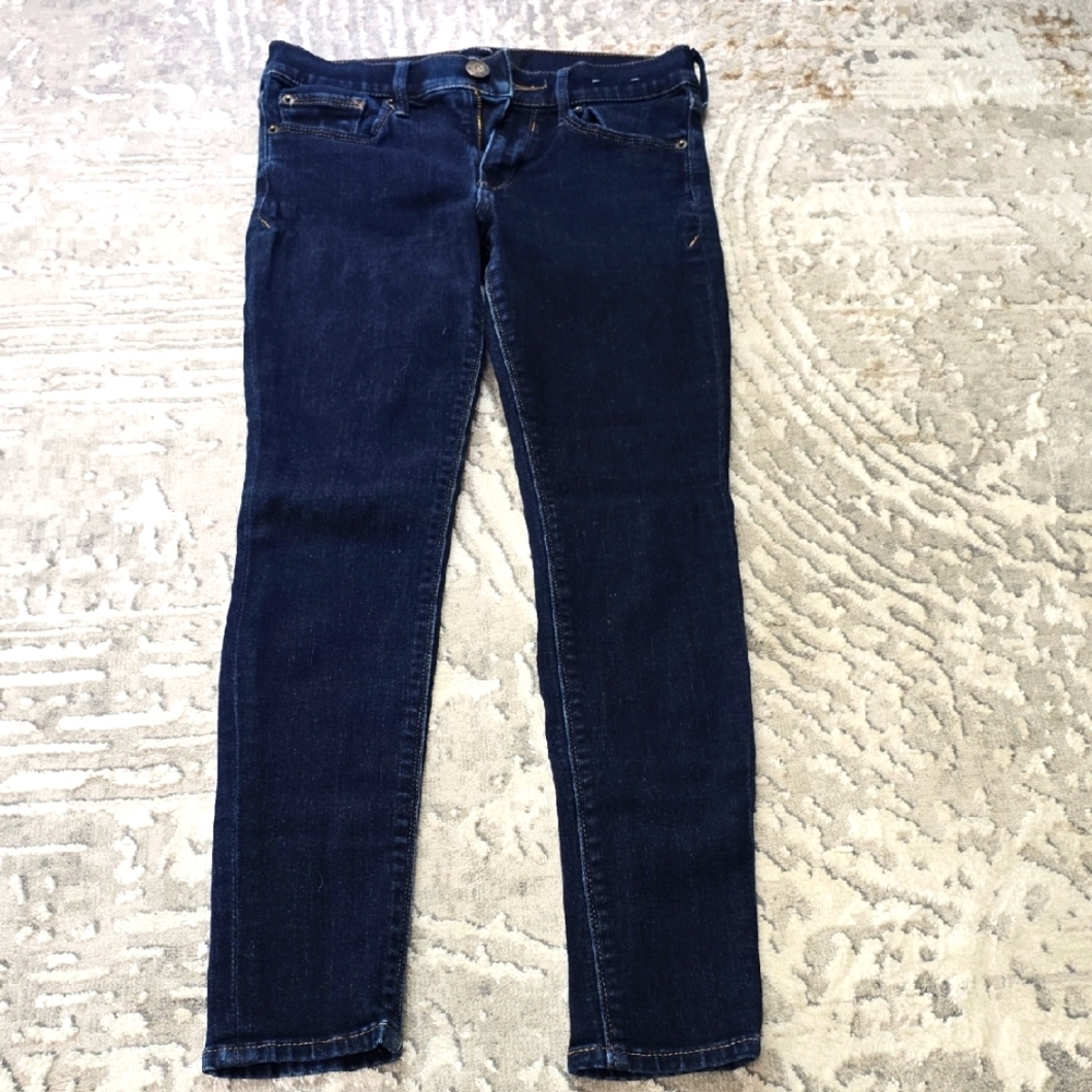 Express Blue Skinny Jean Legging Mid Rise